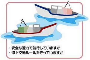 海上交通ルールを守りましょう