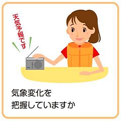 気象状況を把握していますか？