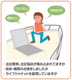 出航前のチェックポイント