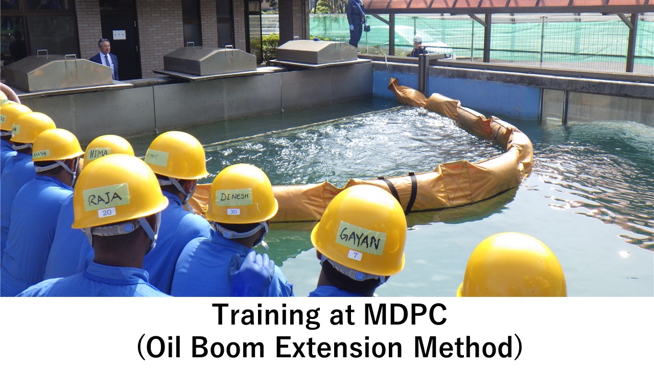 Training at MDPC(Oil Boom Extension Method)