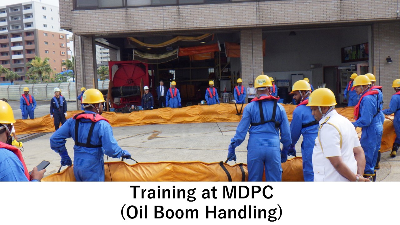 Training at MDPC(Oil Boom Handling)