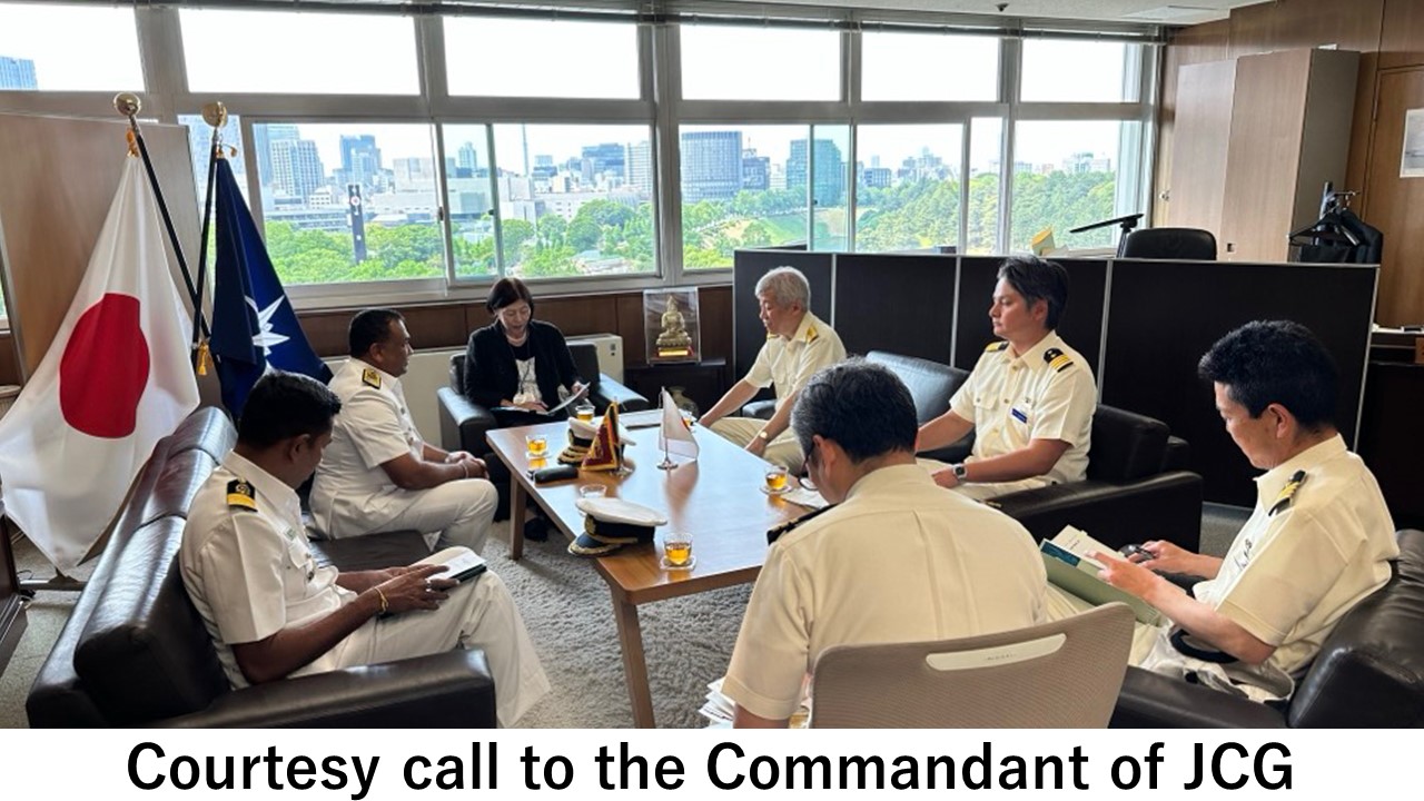 Courtesy call to the Commandant of JCG