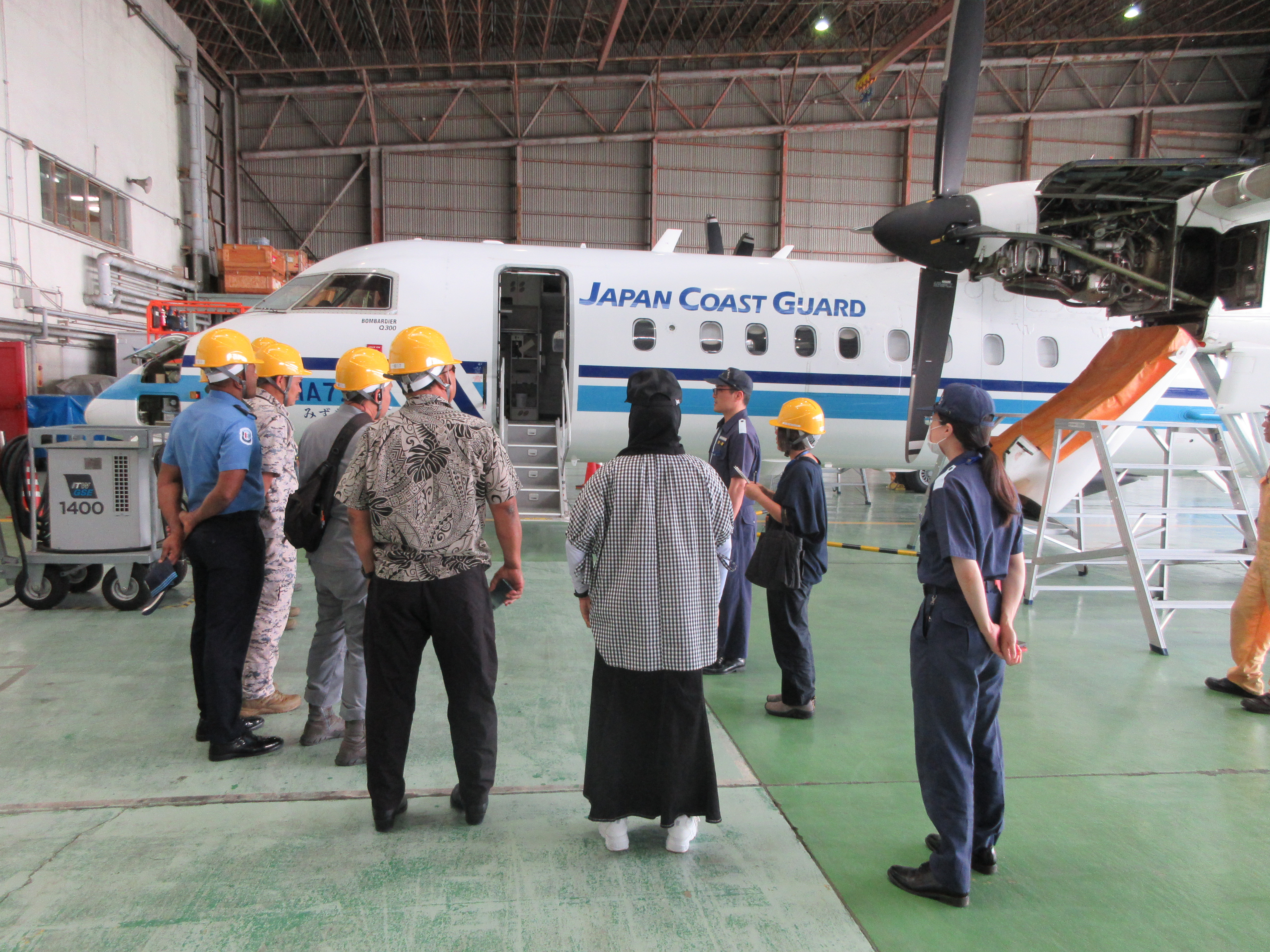 羽田航空基地視察状況