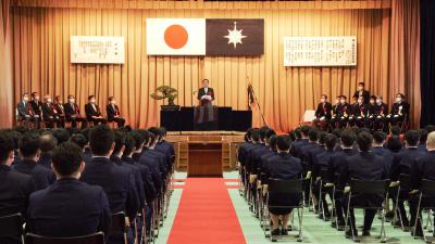 海上保安大学校 卒業式の様子